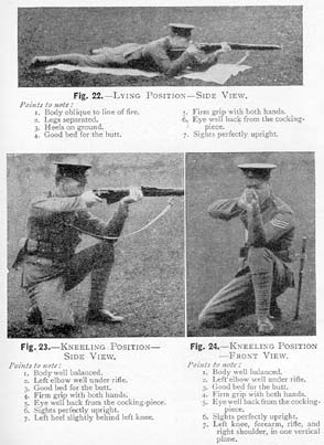 British (non) use of the sling for position shooting, circa 1915